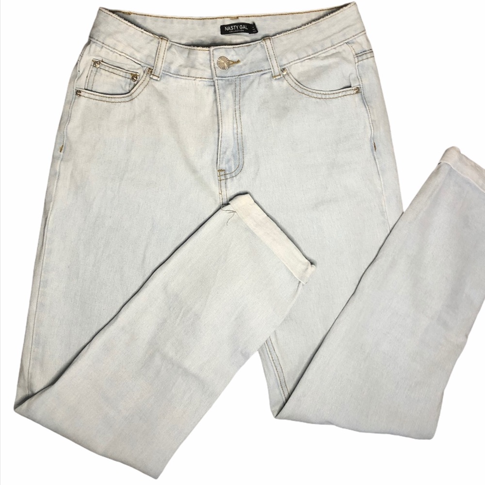Never Worn Nasty Gal Light Wash Jeans